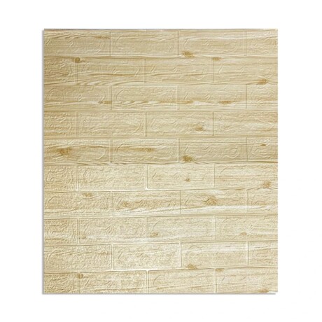 50 Placas Revestimiento Pared Autoadhesiva 70x77cm Promo X50 Madera Clara