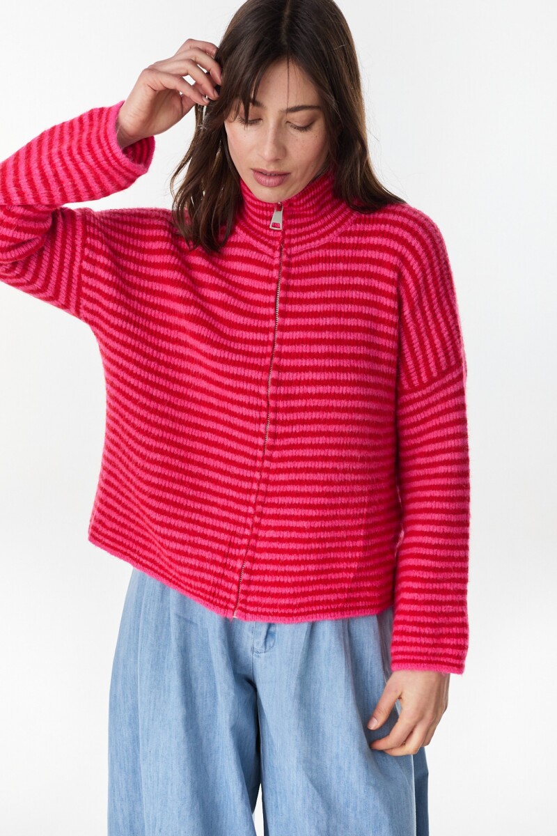 Campera Senna Rojo/Rosa