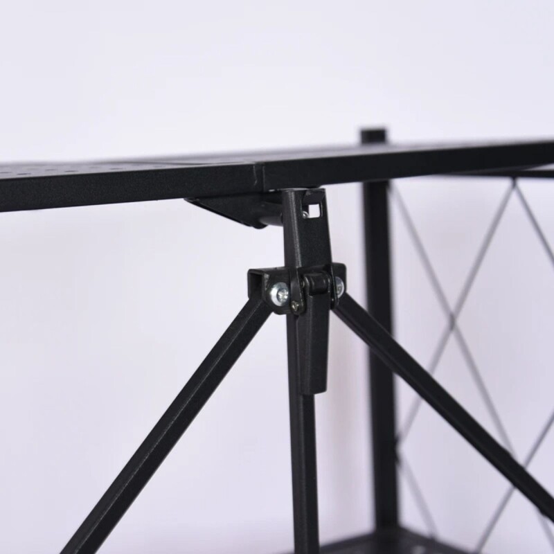 Estanteria Plegable Metalica 4 Estantes Con Ruedas Rack Estanteria Plegable Metalica 4 Estantes Con Ruedas Rack