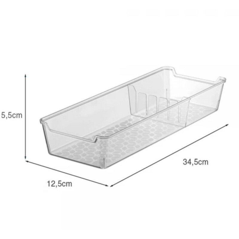 Organizador de cuchillas 12,5 x 34cm TRANSPARENTE