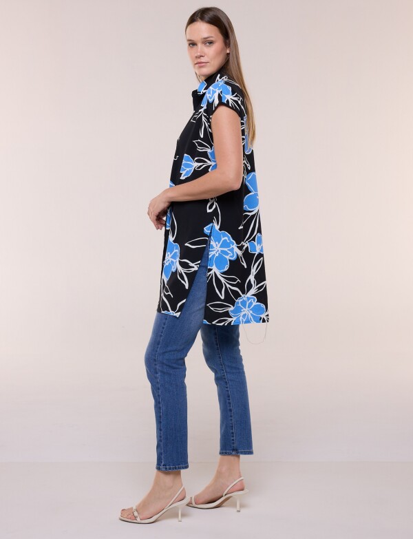 Tunica 2 Ways Printe NEGRO/MULTI