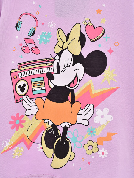 REMERA MINNIE MUSIC LILA