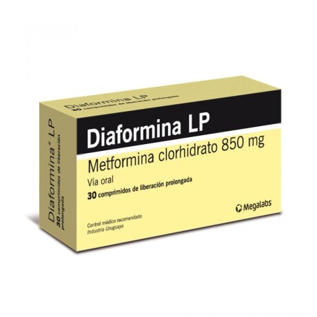 Diaformina LP 850mg 30 Comprimidos Diaformina LP 850mg 30 Comprimidos