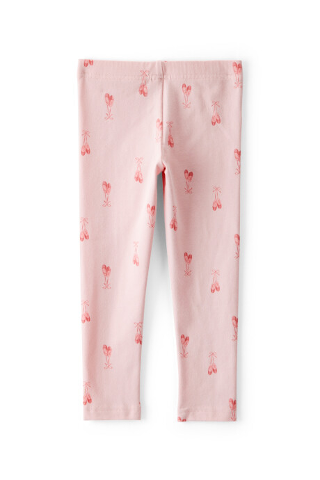 Calza de algodón, rosada, diseño bailarina Calza de algodón, rosada, diseño bailarina