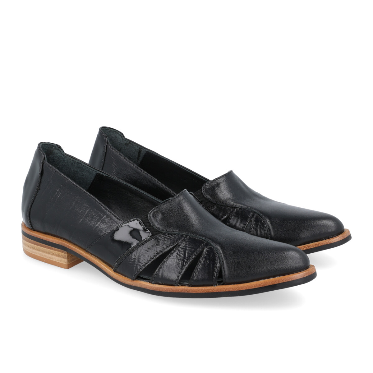 ZAPATO VENET - CUERO VARENNA - NEGRO 