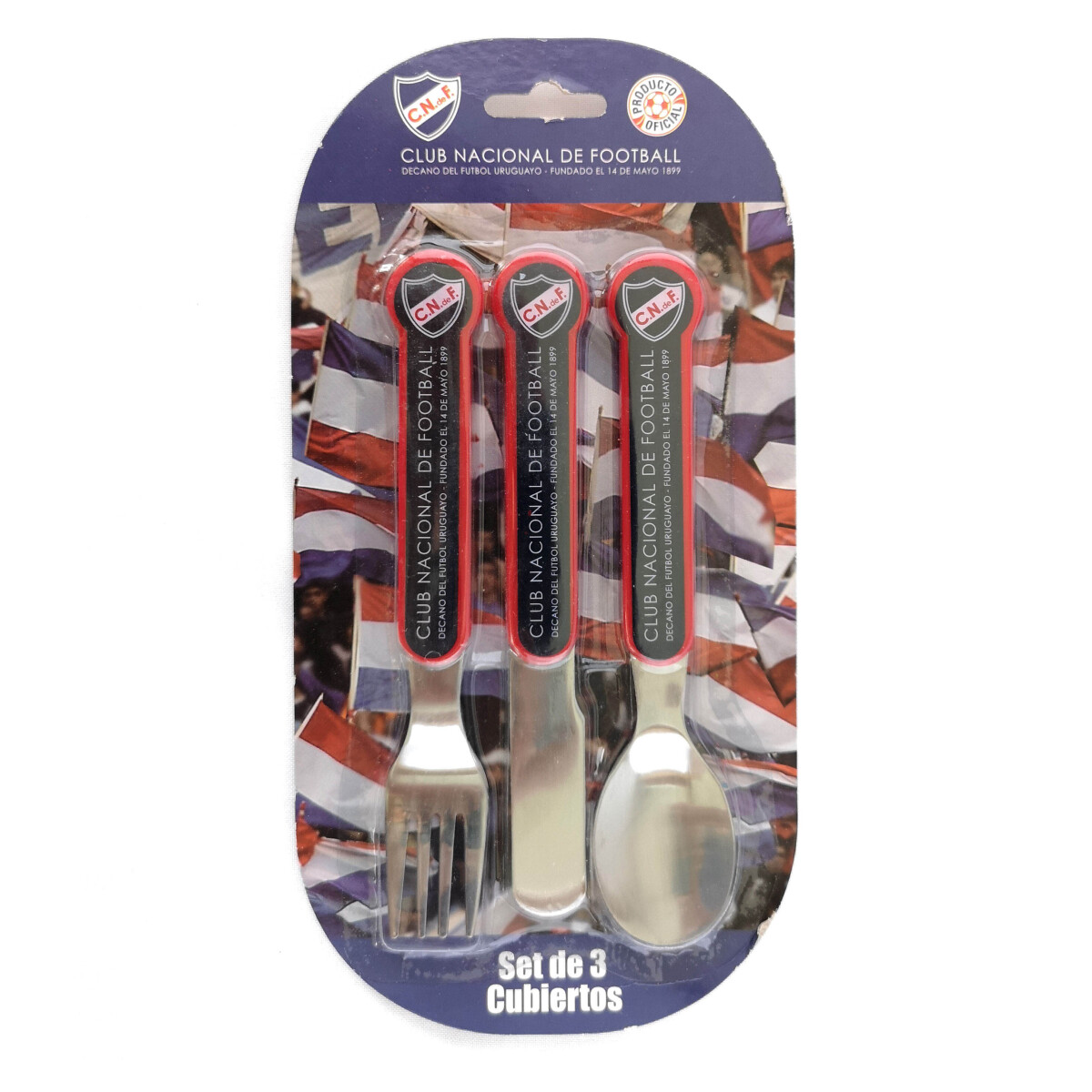 Set x3 de Cubiertos para Bebé - Nacional 