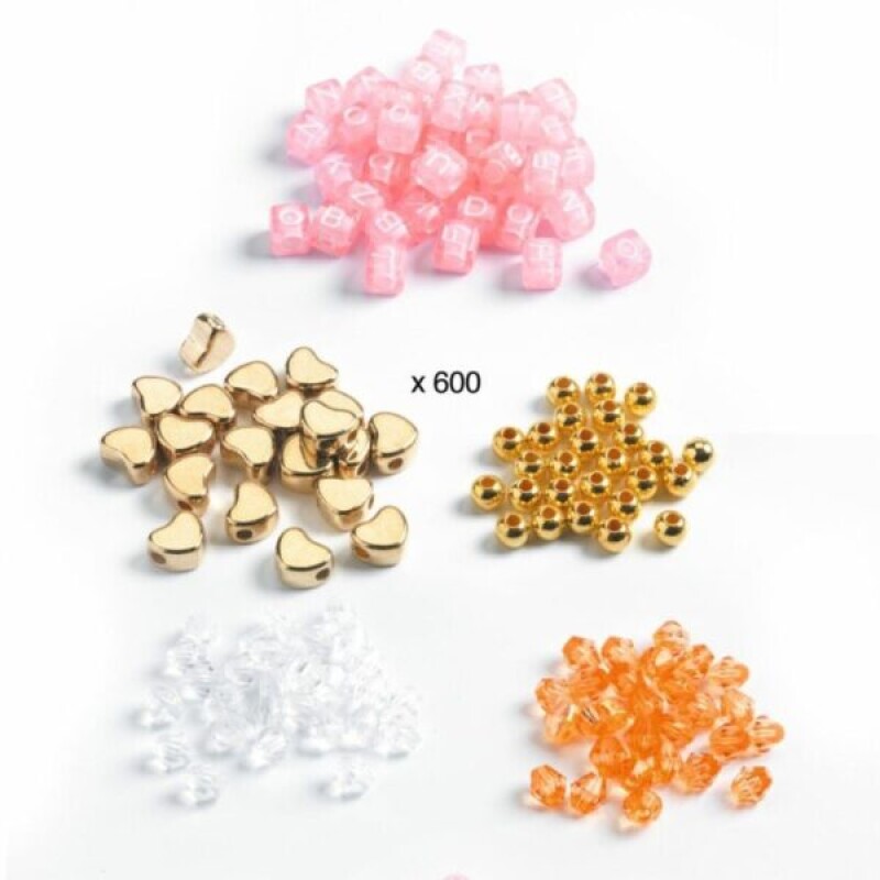 Set para hacer pulseras 1000 piezas Amarillo