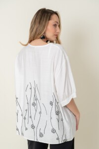 BLUSA BANKSIA Blanco