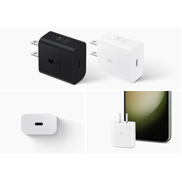 Cargador Samsung 25w Usb Tipo C Sin Cable CARGADOR SAMSUNG 25W TIPO C NEGRO/BLANCO