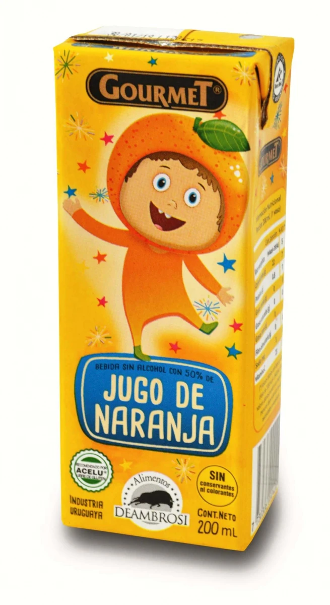 JUGO GOURMET 200ML NARNAJA 