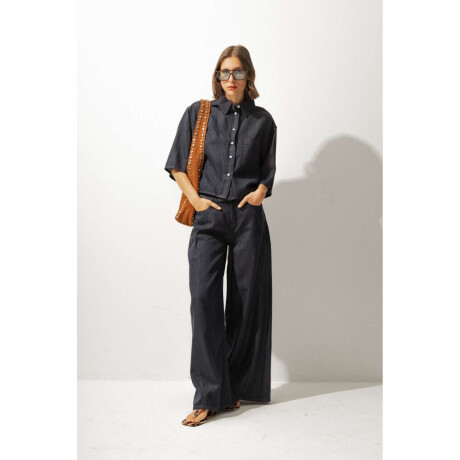 Wideleg Wyde Dark Blue