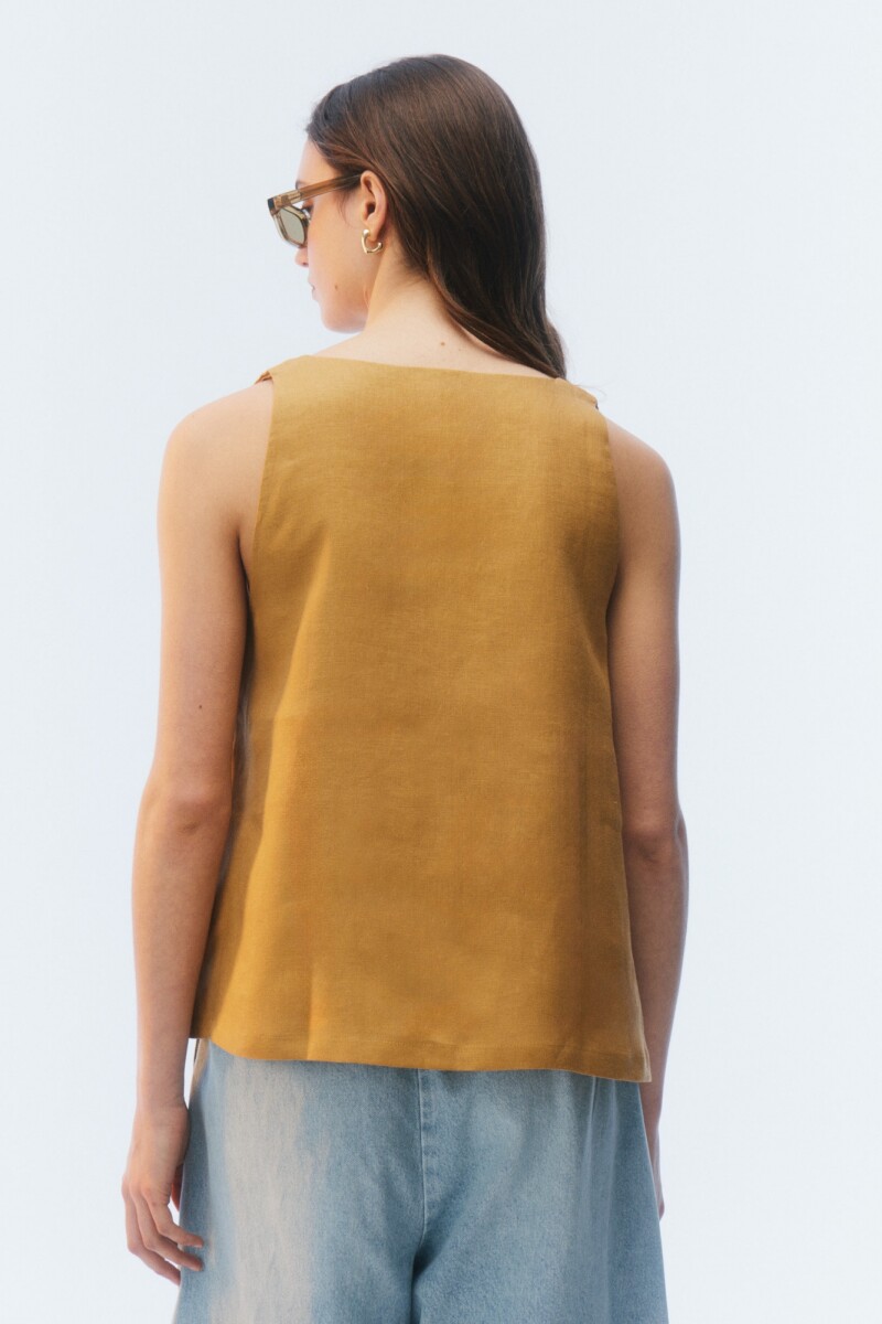 MUSCULOSA KIMI Mostaza