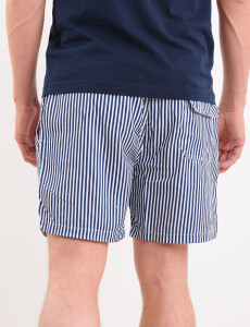 450629 SHORT HARRINGTON LABEL Blanco/azul Osc