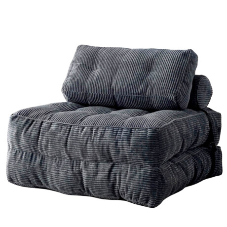 Sofá Sillón Cama Plegable Cloudnest + Almohada Living Gris