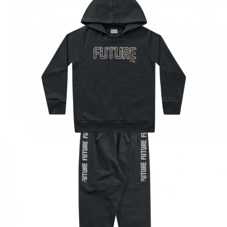 conjunto buzo con capucha y pantalón deportivo con puño niño conjunto buzo con capucha y pantalón deportivo con puño niño