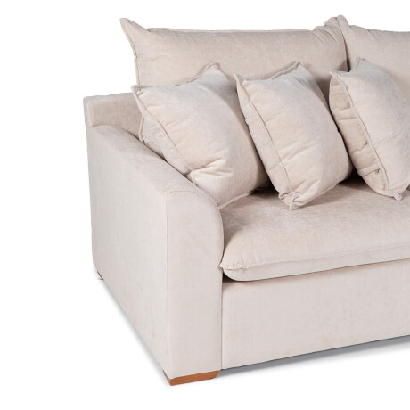 Rinconera Atualitta - Tela Microfibra - Chaise Derecho TC 1010 (Beige)