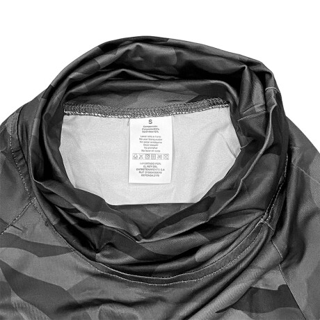 Set X2 Remera Térmica Deportiva Cuello Alto P/ Hombre Negro