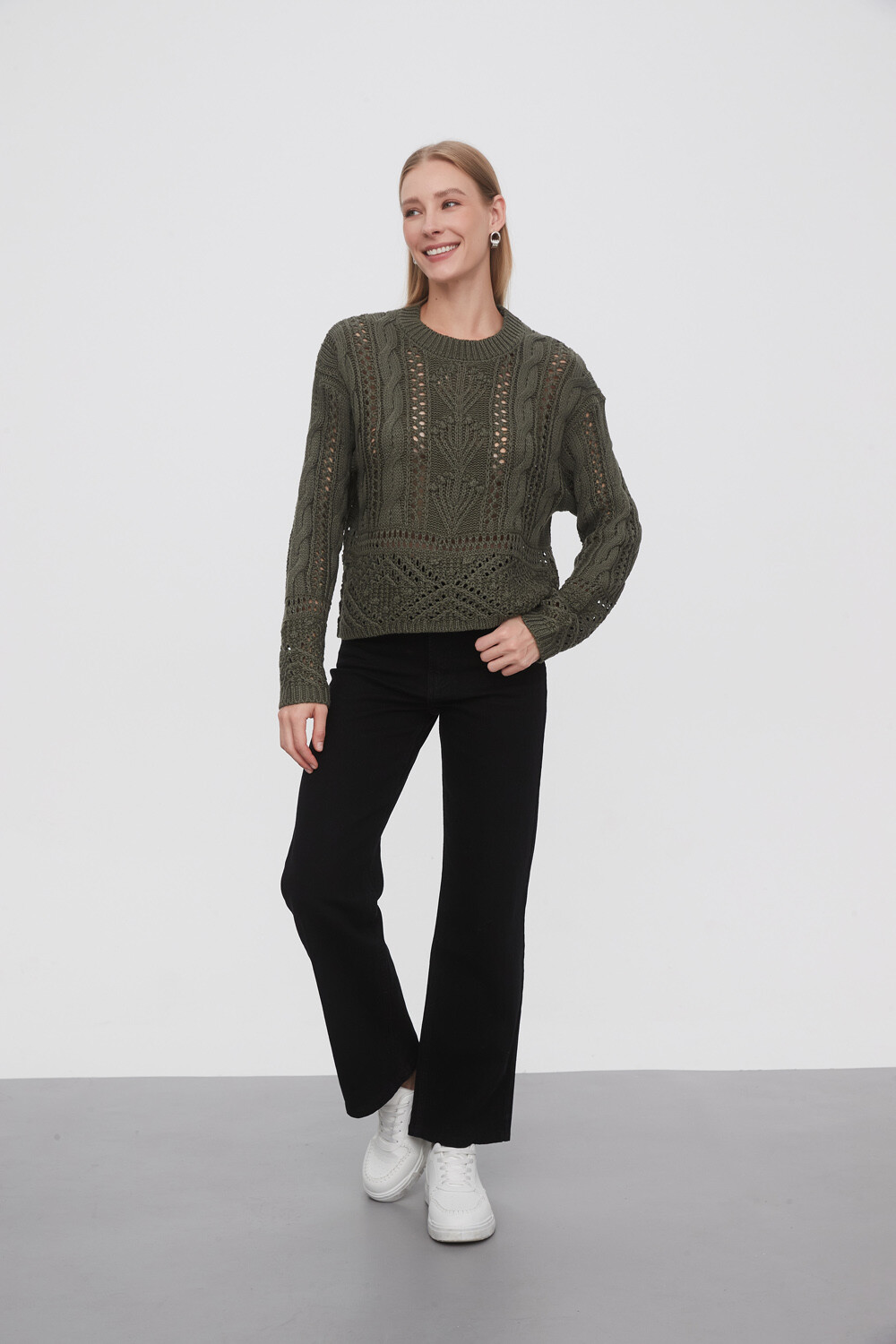 Sweater Ranca Verde Oliva Oscuro