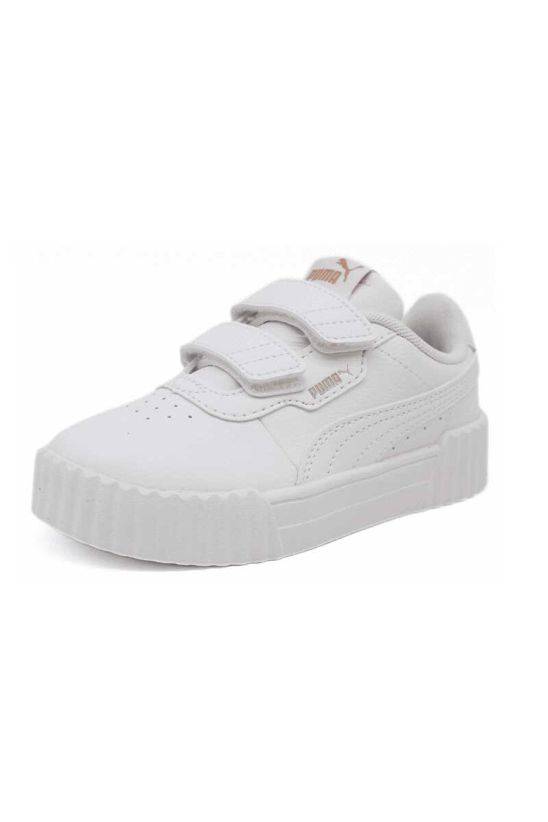 CALZADO DEPORTIVO CARINA KIDS CON VELCRO 3 0 PS Blanco