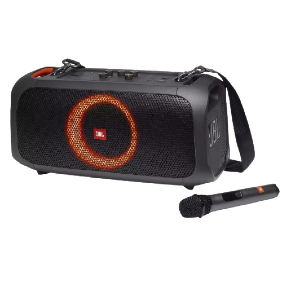 Parlante JBL Partybox On The Go con Micrófonos 