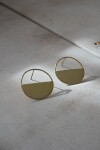 Medio Círculo Earrings Mini Bronce