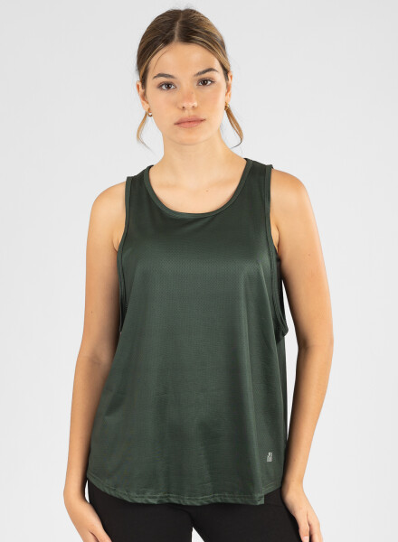 Mesh musculosa lisa Verde oscuro
