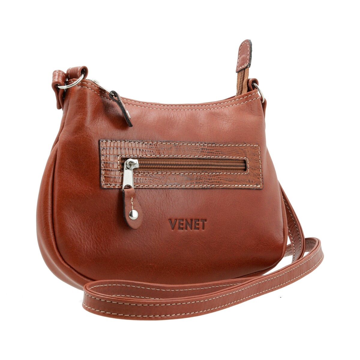 CARTERAS VENET - CUERO VILLA - MARRON 