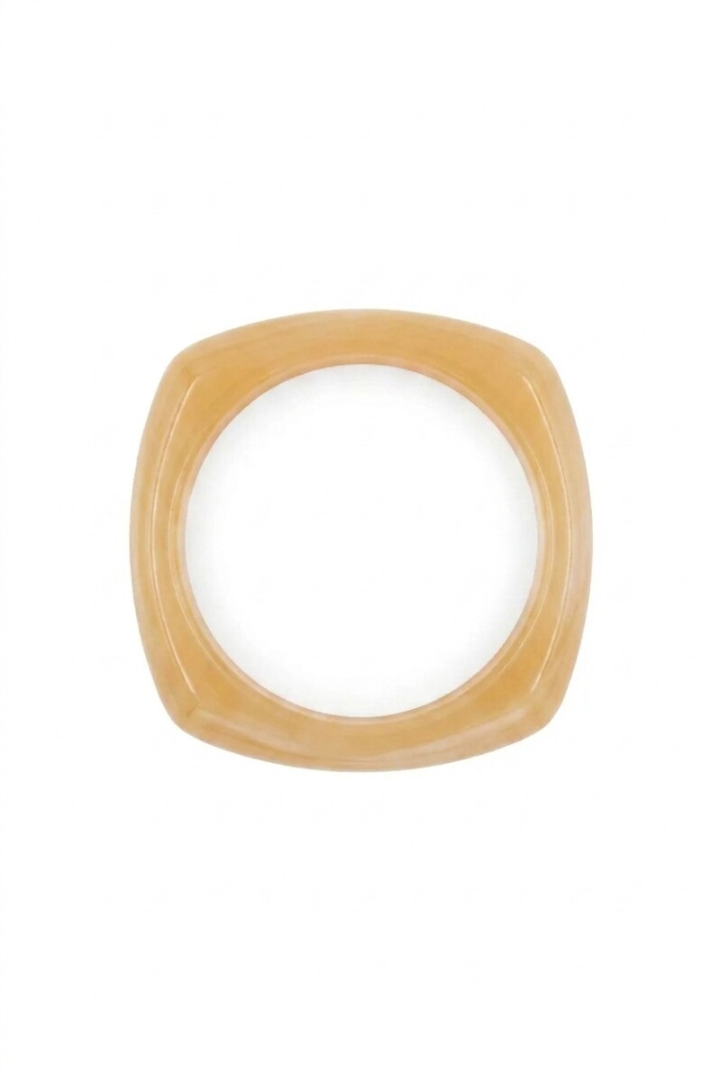 Pulsera acrilico beige