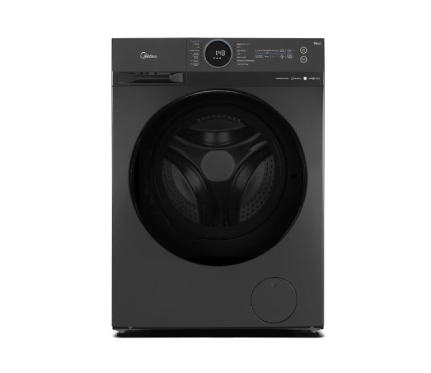 Lavasecarropas Midea 11k/7k Inverter Titanium 