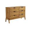 Cómoda Lumax 6 cajones de madera Cómoda Lumax 6 cajones de madera