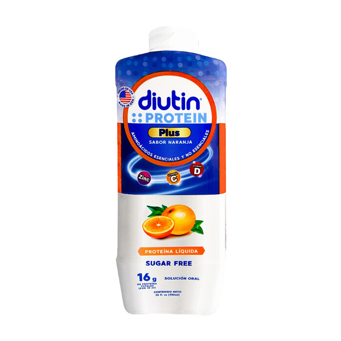 DIUTIN PROTEIN PLUS NARANJA FR X 900 ML única