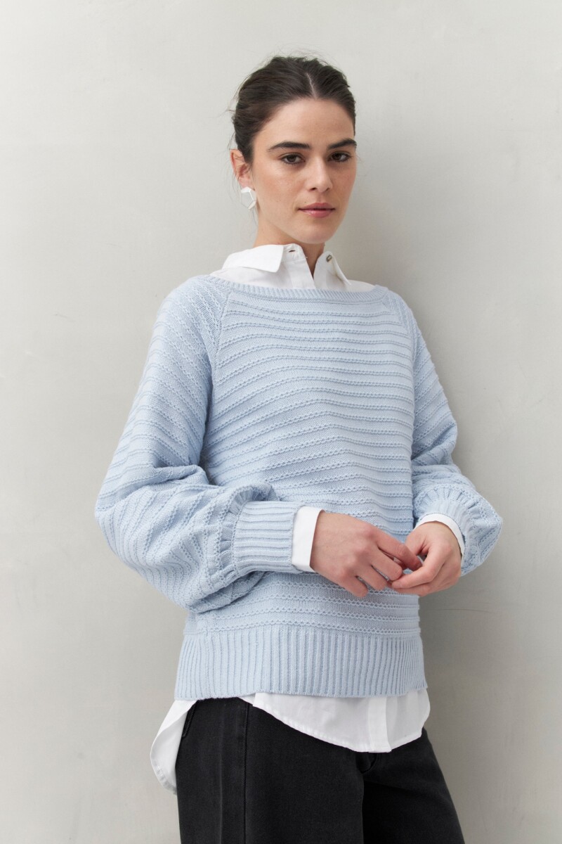 SWEATER GRETEL Celeste