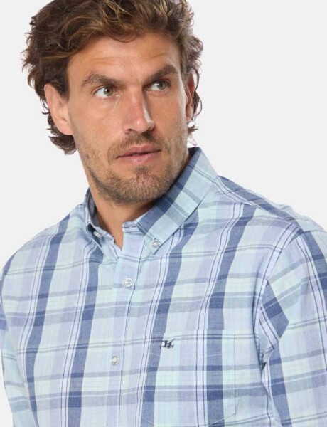 CAMISA A CUADROS Verde