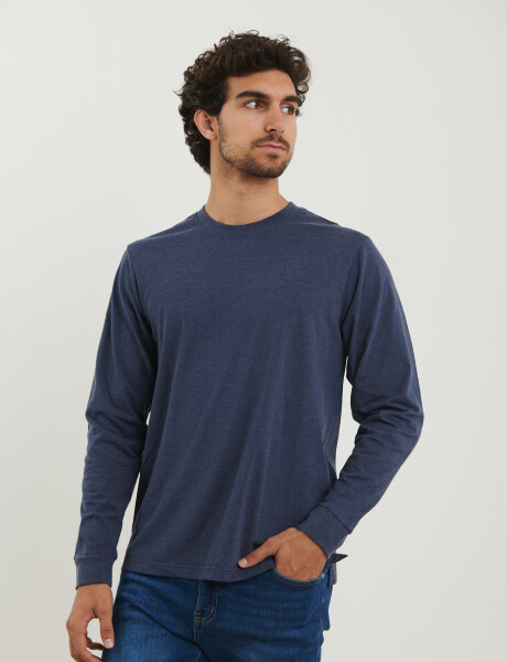 520682 T-SHIRT HARRINGTON LABEL Azul Piedra