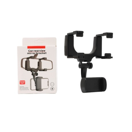 SOPORTE DE CELULAR PARA ESPEJO RETROVISOR CON ROTACIÓN 360 SOPORTE DE CELULAR PARA ESPEJO RETROVISOR CON ROTACIÓN 360