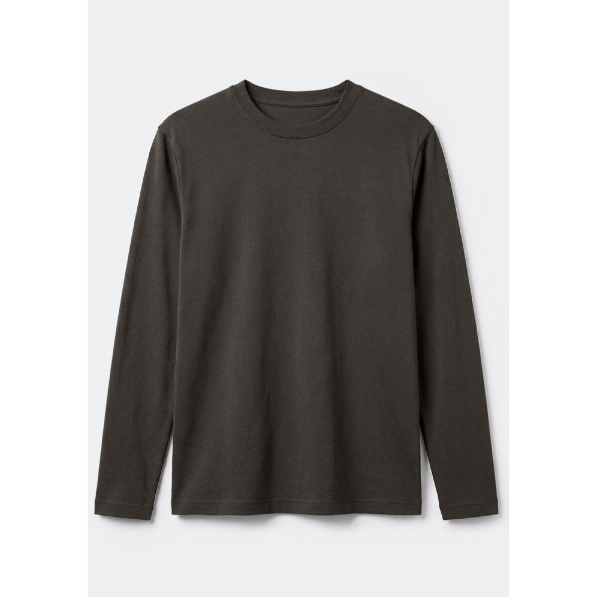 CAMISETA ML MASC - CINZA ESCURO 