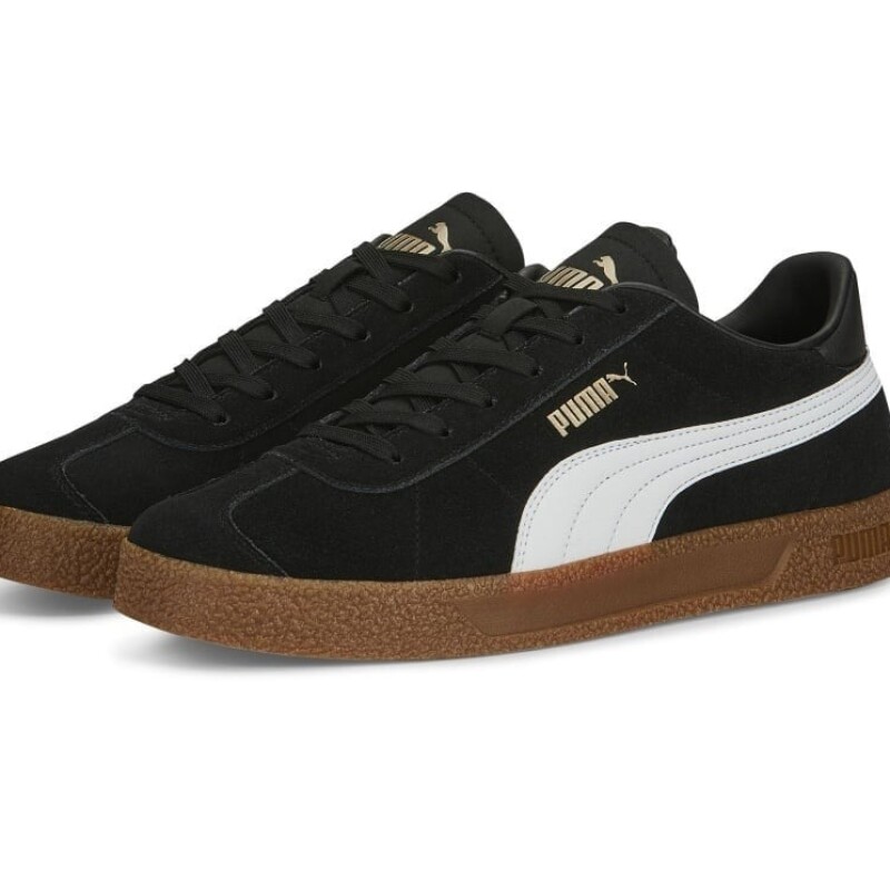 Championes de Hombre Puma Club Negro - Blanco - Dorado