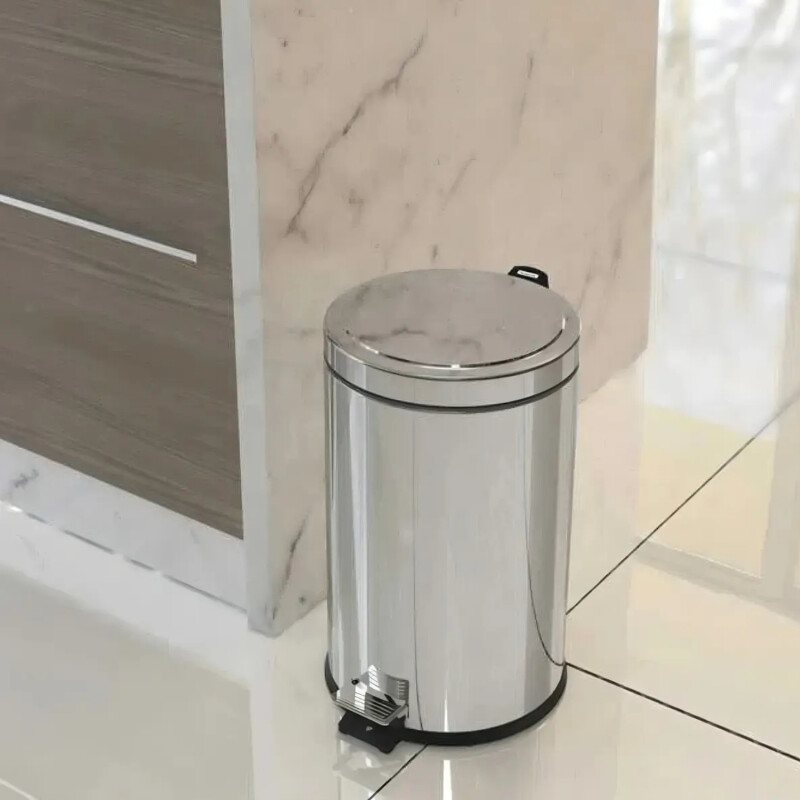 Papelera Basurero Tramontina con pedal y cubo plástico 12 L Papelera Basurero Tramontina con pedal y cubo plástico 12 L