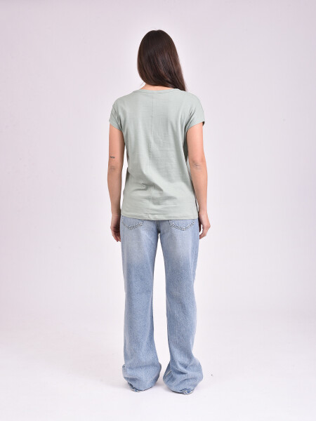 REMERA NURIA VERDE AZULADO