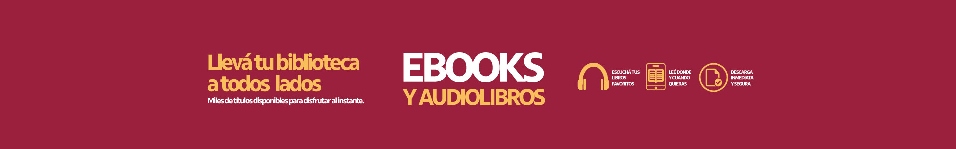 Ebooks y Audiolibros