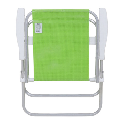 Silla Plegable de Aluminio 1 Posición VERDE