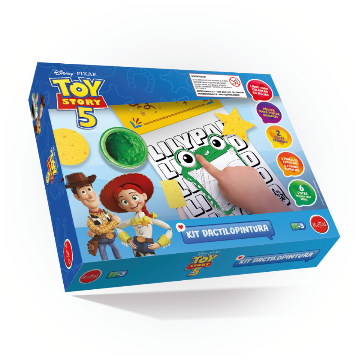 KIT DACTILOPINTURA TOY STORY 5 