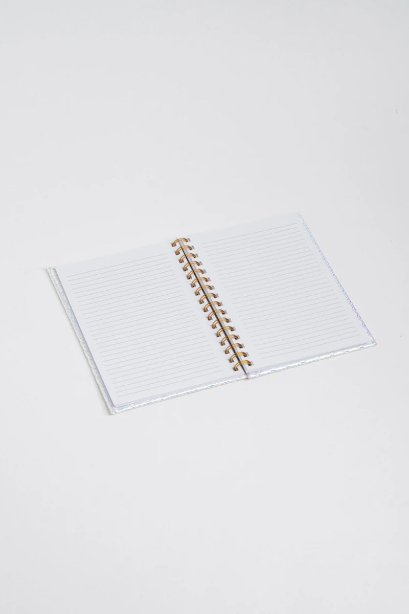 Libreta espirales Textura Tornasol