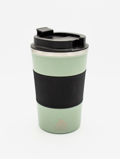 Vaso Térmico P/Café C/Tapa Antivuelco 380ml Verde