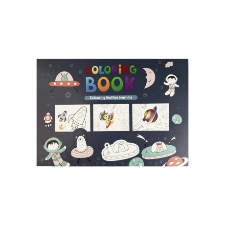 Libro para colorear animales Azul Oscuro