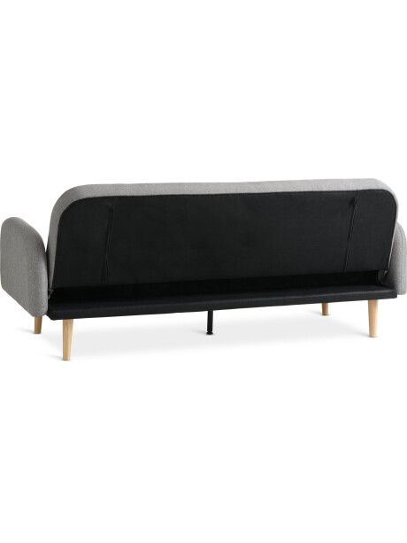 Sofá cama PARADIS 3 cuerpos tela gris claro Sofá cama PARADIS 3 cuerpos tela gris claro