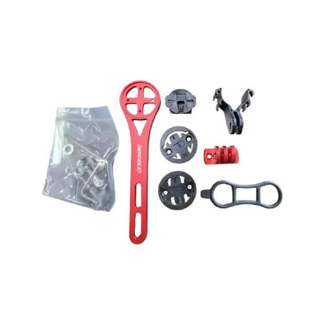 Soporte Ciclocomputador P/manillar Integrado Bg-2116 Rojo
