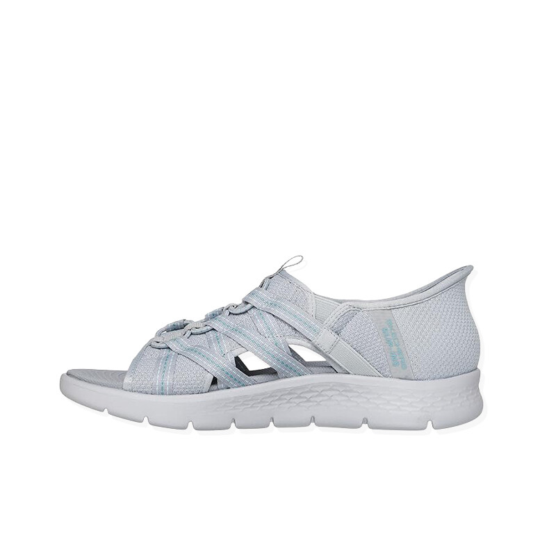 Sandalias Slip-ins: GO WALK Flex Sandal - Sadie Gris