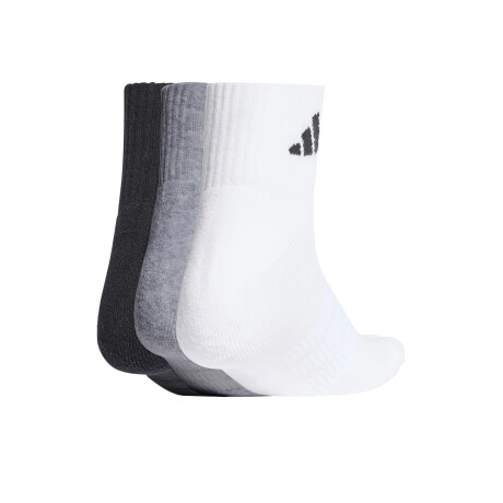 Medias adidas Con Amortiguación White Black Grey