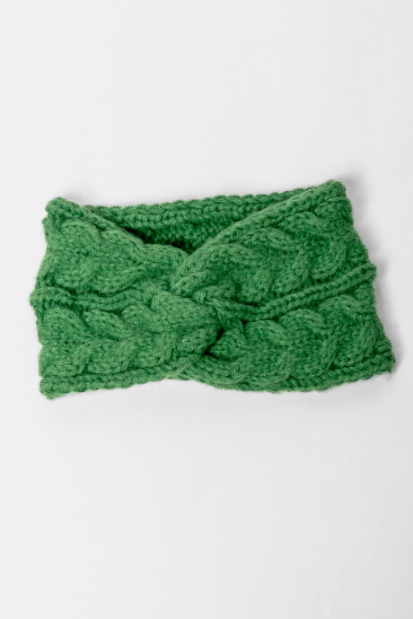 Vincha Tejida Verde